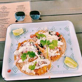 Camp Outpost - Shrimp tacos - New American Near Me - San Antonio, Texas Camp Outpost - Shrimp tacos - New American Near Me - San Antonio, Texas