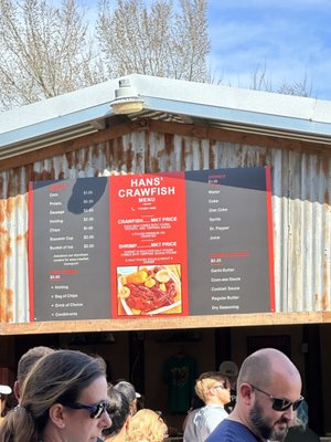Menu photo 3 Hans' Crawfish Services Tomball, TX
