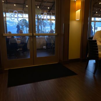 333 Pacific - Our booth view It's our anniversary and specifically requested window  uncleared table in front of window the entire time we've been here. - Steakhouses Near Me - Oceanside, California