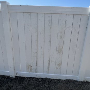 Paul Stallings - A better view of the brand new fence they installed at our home. So sad! - Roofing Near Me - La Grange, North Carolina Paul Stallings - A better view of the brand new fence they installed at our home. So sad! - Roofing Near Me - La Grange, North Carolina