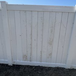 Paul Stallings - A better view of the brand new fence they installed at our home. So sad!