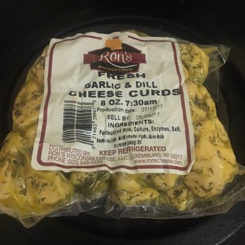 Ron's Wisconsin Cheese - a bag of garlic and dill cheese - Cheese Shops Near Me - Luxemburg, Wisconsin Ron's Wisconsin Cheese - a bag of garlic and dill cheese - Cheese Shops Near Me - Luxemburg, Wisconsin