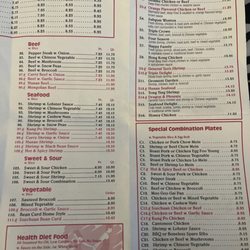Speedy Wok - Menu