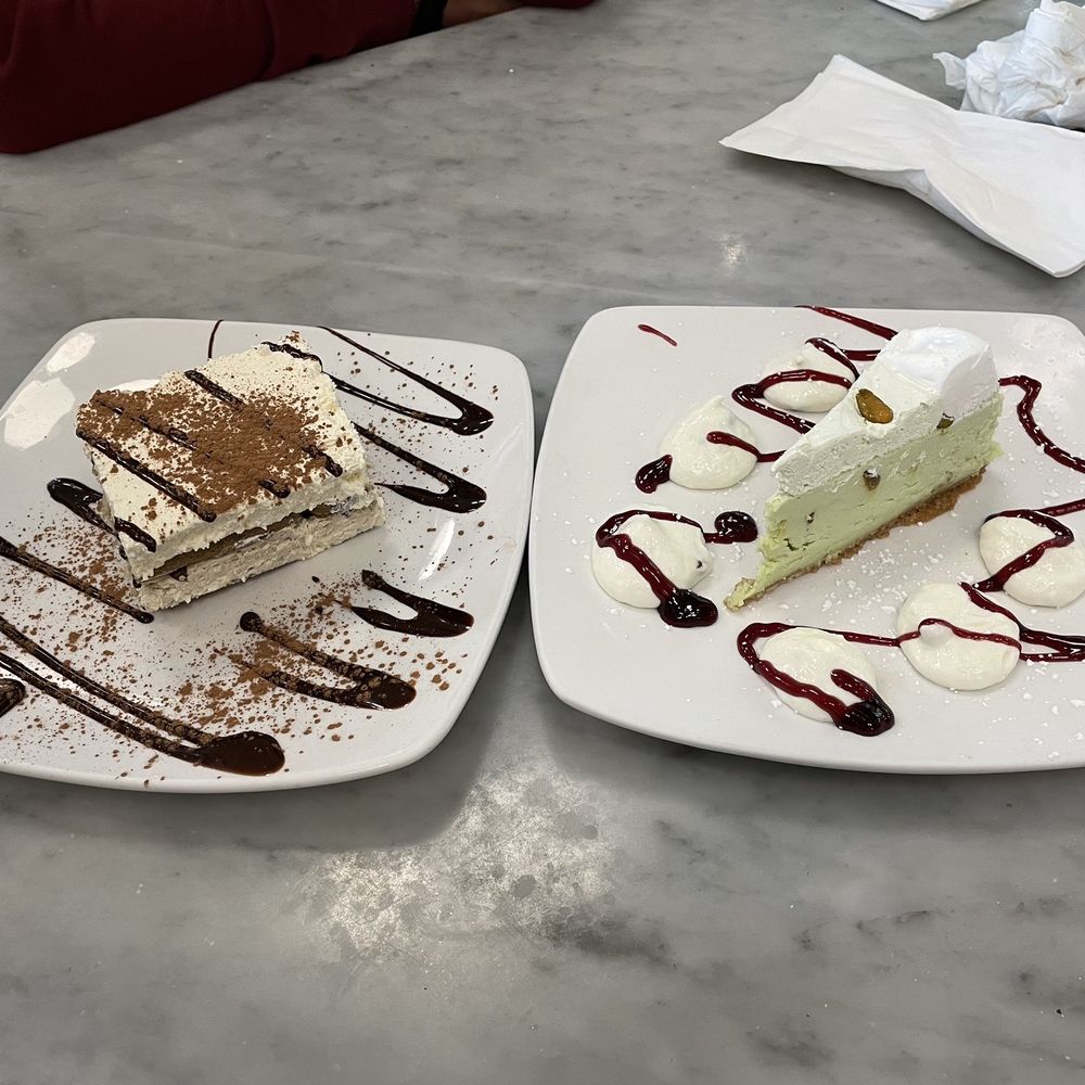 Nella Pizza e Pasta - Tiramisu & pistachio cheesecake - Pizza Near Me - Chicago, Illinois Nella Pizza e Pasta - Tiramisu & pistachio cheesecake - Pizza Near Me - Chicago, Illinois