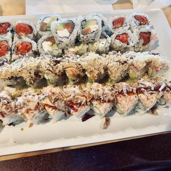 Misusushi - Spicy tuna, Philadelphia, Treasure Island, and Osaka. All so good! - Sushi Bars Near Me - Georgetown, Texas Misusushi - Spicy tuna, Philadelphia, Treasure Island, and Osaka. All so good! - Sushi Bars Near Me - Georgetown, Texas