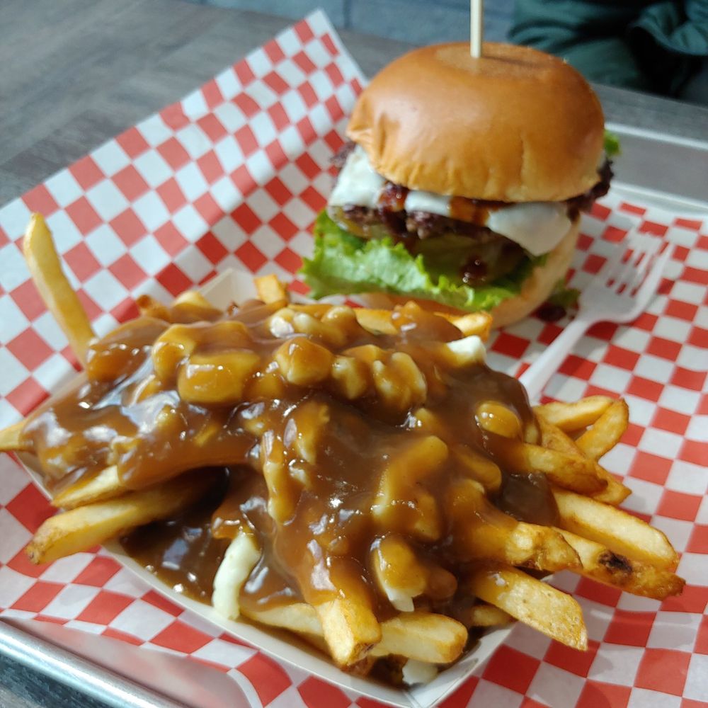 Gladiator Burger & Steak - Sunrise burger and med poutine - Burgers Near Me - Oakville, Ontario Gladiator Burger & Steak - Sunrise burger and med poutine - Burgers Near Me - Oakville, Ontario