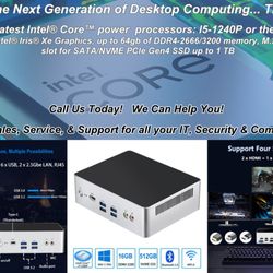 Internet Computing Solutions - Introducing the ICOSO Cube PC!

This is a 12th Generation Intel® Core™ powered computer in a VESA mountable 6″ x 5″ x 2″ case.