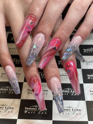 Nail Designs - Long Nails - Tammy-Lynn Nails & Spa is committed to bringing you the best moment than ever.
Our nail salon is a first-class Relaxation and Beauty Nails Spa that promotes comfort, beauty, well-being, and health to our first-class customers. We are committed to providing you the latest advances in beauty care. We use ONLY the most trusted brands in the beauty industry. Our world-class products, services, and top technologies will make you feel great and make you look best.