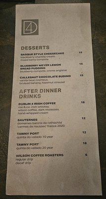 Menu photo 4 Dublin 4 Gastropub Mission Viejo, CA Menu photo 4 Dublin 4 Gastropub Mission Viejo, CA