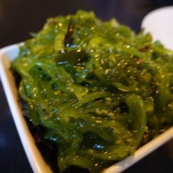 Taroko Asian Tapas Bar - Seaweed salad (fresh greens underneath)