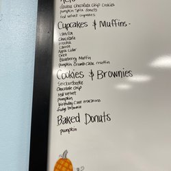 AnnaFaye Creations - Dessert menu.