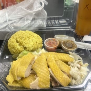 Stick & Steam - Only one month away the Hainan Chicken Rice Plate from this to that - Dim Sum Near Me - Millbrae, California Stick & Steam - Only one month away the Hainan Chicken Rice Plate from this to that - Dim Sum Near Me - Millbrae, California