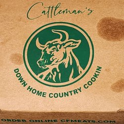 Cattleman's Cafe - The box my husband's 2pc fish lunch came in.