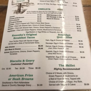 Danny's Cafe - Menus - Breakfast & Brunch Near Me - Kenosha, Wisconsin