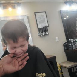 He's been cutting my son's hair since day 1 13 years ago. And now hes doing my wife's grandson He's been cutting my son's hair since day 1 13 years ago. And now hes doing my wife's grandson