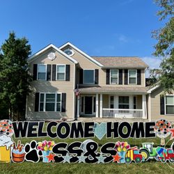 Welcome home signs always come with the best stories! we love hearing all the special reasons for celebration!