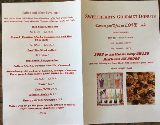 Menu photo 3 Sweethearts Gourmet Donuts Anthem, AZ