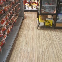 Small aisle  - cart could not fit through.