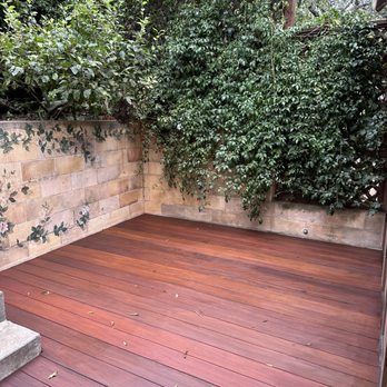 Reliable Construction - Lower deck constructed from ipe wood - General Contractors Near Me