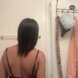 Arelis Dominican Salon - This is right after they "trimmed " or overly cut my hair I could hear the lady saying it's sooo much hair as she kept chopping it allll off