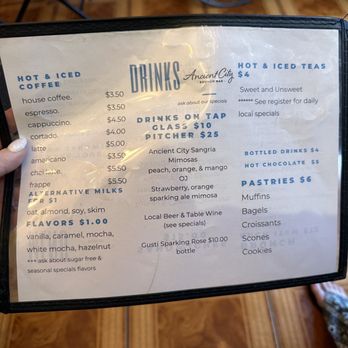 Ancient City Brunch Bar - Menu - Cafes Near Me - St. Augustine, Florida