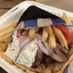 Pork Gyro Sandwich Pork Gyro Sandwich