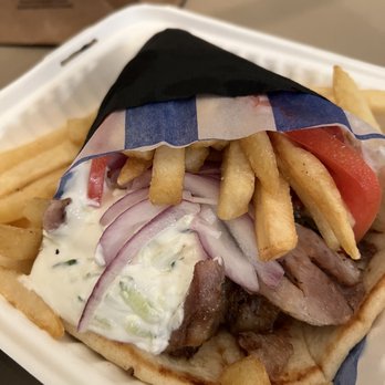 Grilliant Rotisserie - Pork Gyro Sandwich - Greek Near Me - Maple Glen, Pennsylvania Grilliant Rotisserie - Pork Gyro Sandwich - Greek Near Me - Maple Glen, Pennsylvania
