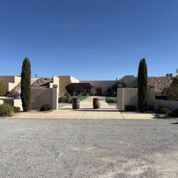 Entry to the restaurant, winery, etc.