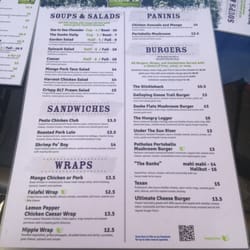stickleback resturant - The menu page 1