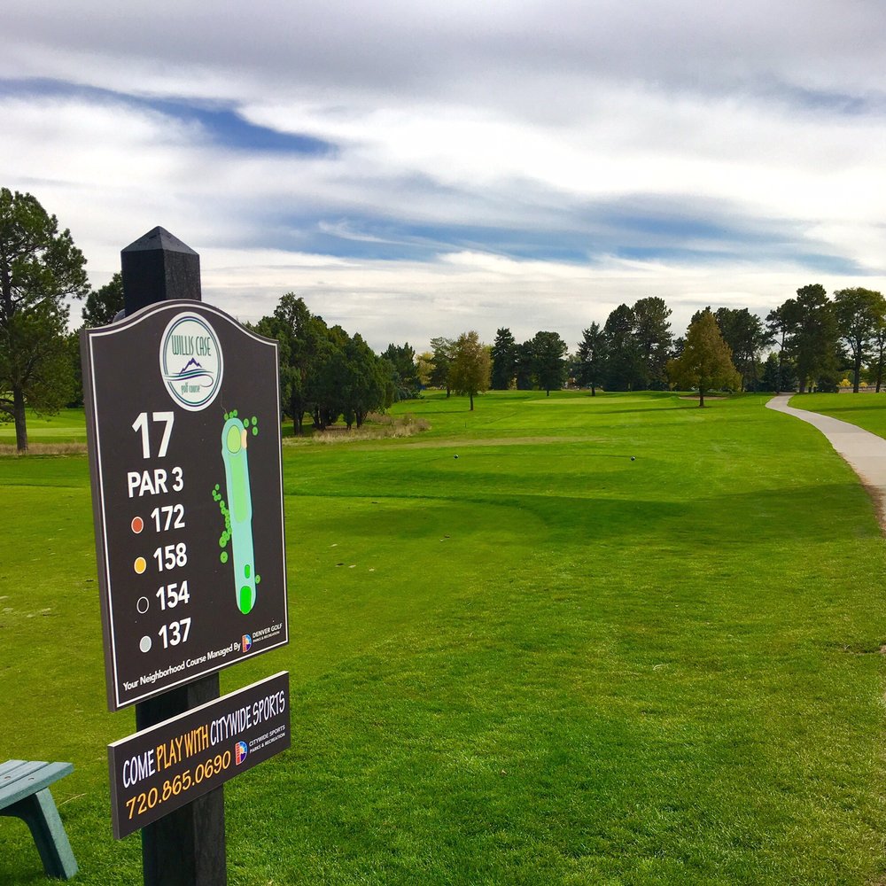 Wilis Case Golf Course - Tee Box on #17 - Golf Near Me - Denver, Colorado Wilis Case Golf Course - Tee Box on #17 - Golf Near Me - Denver, Colorado