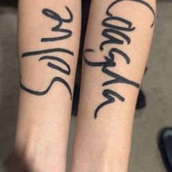 Transcendent Tattoo Collective - Solve Coagula, by Marilyn Manson and signed by him