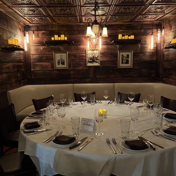 Rails Steakhouse - One of the many places to sit downstairs - Steakhouses Near Me - Towaco, New Jersey