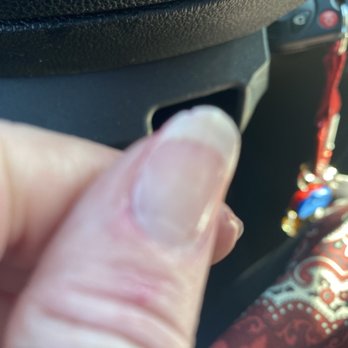 Castle Nail Spa - Chipped nails, which was chipped when removing polish. They did nit correct this by filing. - Nail Salons Near Me - Normal, Illinois