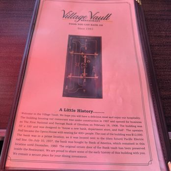 Village Vault Restaurant - American Near Me - Glendora, California Village Vault Restaurant - American Near Me - Glendora, California
