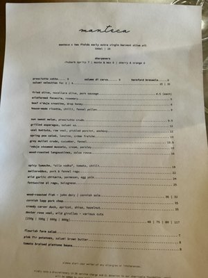 Menu photo 1 manteca London, XGL Menu photo 1 manteca London, XGL