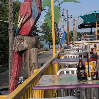 Blue Gill Grill - Technically a water view! - Bars Near Me - Haslett, Michigan