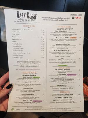 Menu photo 6 Dark Horse Coffee & Kitchen Port Jefferson, NY Menu photo 6 Dark Horse Coffee & Kitchen Port Jefferson, NY