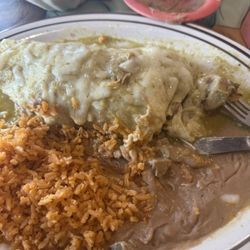Azteca's Mexican Grill - Verde burrito