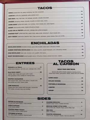 Menu photo 5 El Presidente Washington, DC, DC