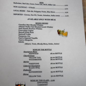 Olde Bridge Grill - Beer and Wine Menu - American Near Me - Mexican Hat, Utah