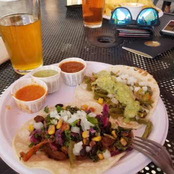 McDevitt Taco Supply - Thunder taco (front) and Cactus taco. - Tacos Near Me - Boulder, Colorado