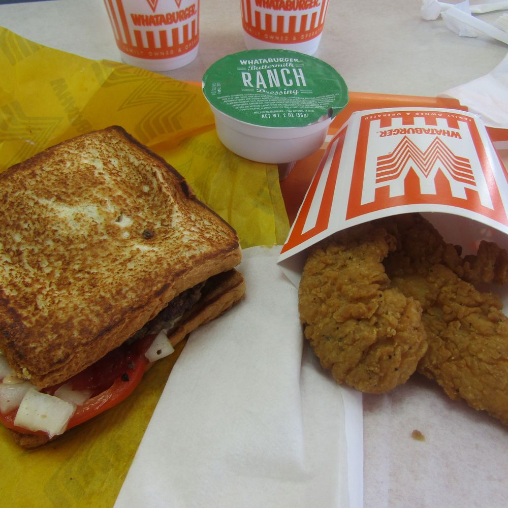 Whataburger - Avocado Bacon Burger & Two Chicken Tenders - - Burgers Near Me - San Antonio, Texas Whataburger - Avocado Bacon Burger & Two Chicken Tenders - - Burgers Near Me - San Antonio, Texas