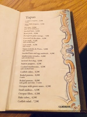 Menu photo 1 Caldeireiros Porto, 13