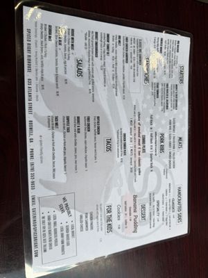 Menu photo 1 Spiced Right Ribhouse Roswell, GA Menu photo 1 Spiced Right Ribhouse Roswell, GA