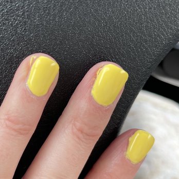 Nirvana Nails & Spa - Nails just done after I asked her to clean up my cuticles - Nail Technicians Near Me - Albuquerque, New Mexico