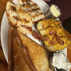 Agave Grille 2 - Chicken dinner whith bake potato lodaded