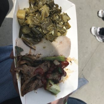 Makina Cafe - Makina Cafe Booth @The Worlds Fare, Citi Field, 4/29/18- Beef Tibs with Gomen, Injera, & Awaze Sauce. $7 so yummy - Ethiopian Near Me - Long Island City, New York Makina Cafe - Makina Cafe Booth @The Worlds Fare, Citi Field, 4/29/18- Beef Tibs with Gomen, Injera, & Awaze Sauce. $7 so yummy - Ethiopian Near Me - Long Island City, New York
