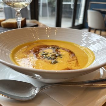 Somerset - Butternut Squash browned butter soup - American Near Me - Chicago, Illinois Somerset - Butternut Squash browned butter soup - American Near Me - Chicago, Illinois
