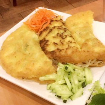 Pho Lan Asian Bistro - Banh xeo. HUGE PORTION! Good for 2 people. (That's only if you like sharing ) - Vietnamese Near Me - Moore, Oklahoma Pho Lan Asian Bistro - Banh xeo. HUGE PORTION! Good for 2 people. (That's only if you like sharing ) - Vietnamese Near Me - Moore, Oklahoma