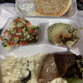 Z’s - 213. Gyro Plate (There's more meat than this, I just took this pic after eating most of it). - Mediterranean Near Me - Montebello, California Z’s - 213. Gyro Plate (There's more meat than this, I just took this pic after eating most of it). - Mediterranean Near Me - Montebello, California